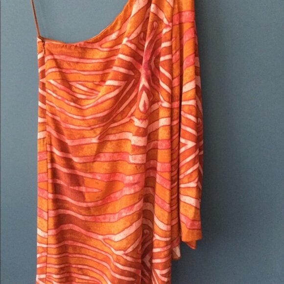 Nicole Miller one shoulder dress - Picture 1 of 5